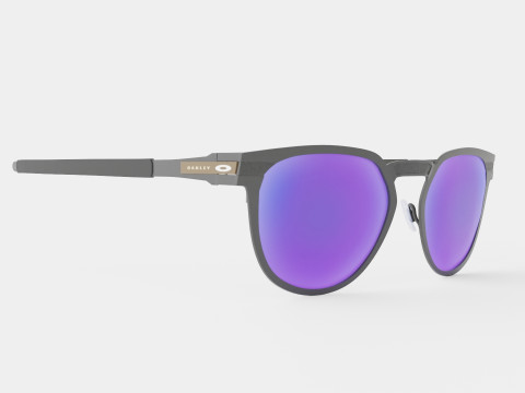 Oakley Diecutter - Violet Iridium Polarized OO4137 Sport Glasses 3D Model