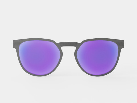 Oakley Diecutter - Violet Iridium Polarized OO4137 Sport Glasses 3D Model