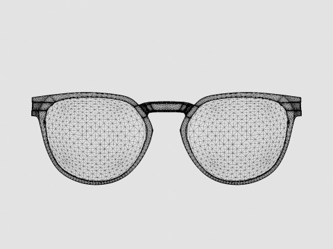 Oakley Diecutter - Violet Iridium Polarized OO4137 Sport Glasses 3D Model