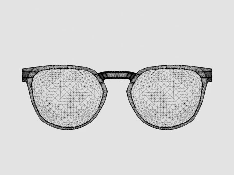 Oakley Diecutter - Violet Iridium Polarized OO4137 Sport Glasses 3D Model