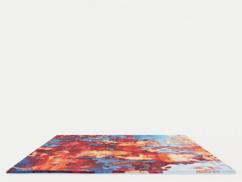 PRISMATIC PRS13 BLUE FLAME Rug 3D Model