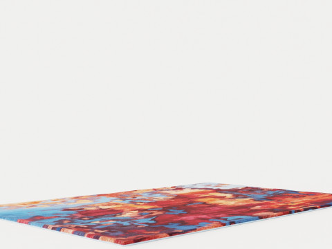 PRISMATIC PRS13 BLUE FLAME Rug 3D Model