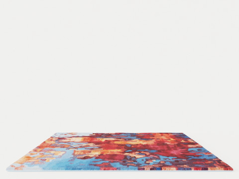 PRISMATIC PRS13 BLUE FLAME Rug 3D Model
