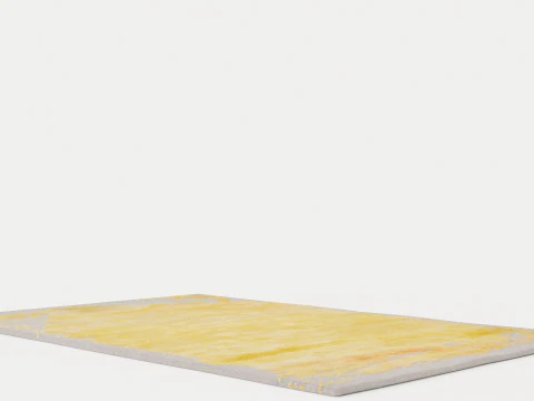 PRISMATIC PRS19 GREY GOLD Rug 3D Model