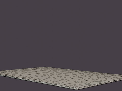 PRISMATIC PRS19 GREY GOLD Rug 3D Model