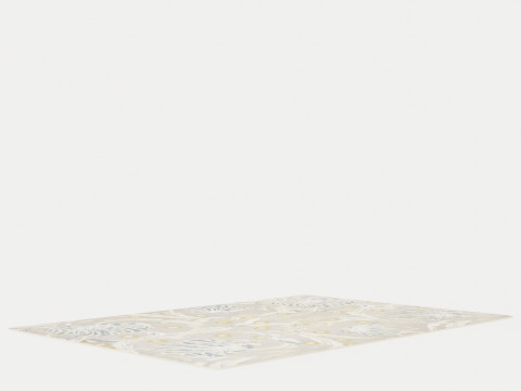 PURE PIMPERNEL 028701 LINEN Rug 3D Модель