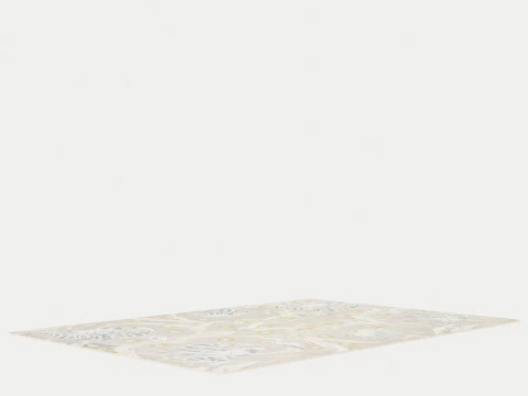 PURE PIMPERNEL 028701 LINEN Rug 3D Model