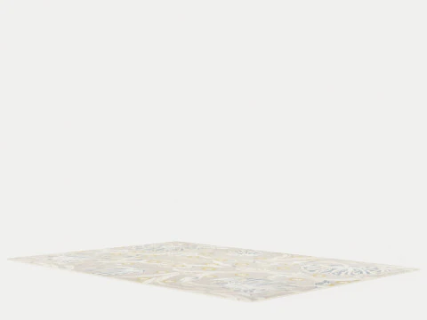 PURE PIMPERNEL 028701 LINEN Rug 3D Model