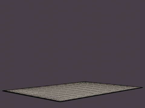 PURE PIMPERNEL 028701 LINEN Rug 3D Модель