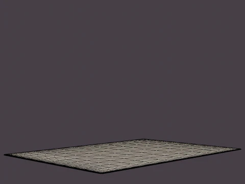 PURE PIMPERNEL 028701 LINEN Rug 3D Model