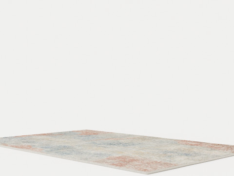 QUARRY QUA10 IVORY MULTI Rug 3D Model