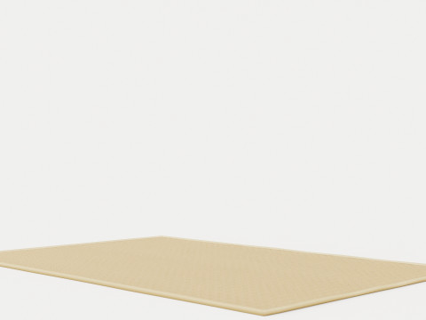 SISAL LINEN Rug Model 3D