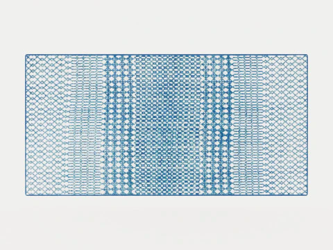 Tapis SWITCH BLEU Modèle 3D