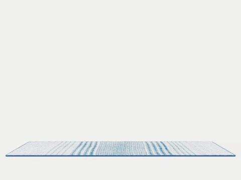 SWITCH BLUE Rug 3D Model