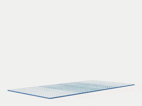 SWITCH BLUE Rug 3D Model