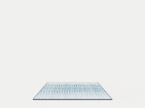 SWITCH BLUE Rug 3D Модель