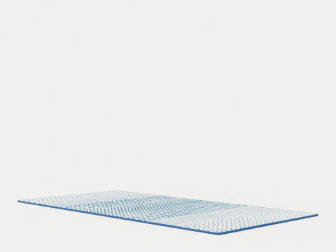 SWITCH BLUE Rug 3D Model