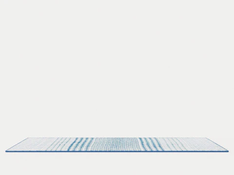 SWITCH BLUE Rug 3D Model