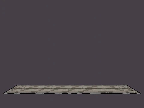 SWITCH BLUE Rug 3D Model