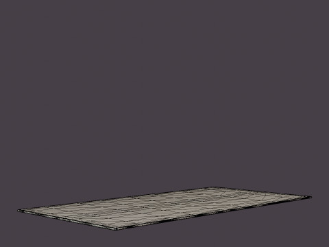 SWITCH BLUE Rug 3D Модель