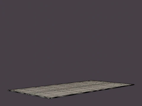 SWITCH BLUE Rug 3D Model