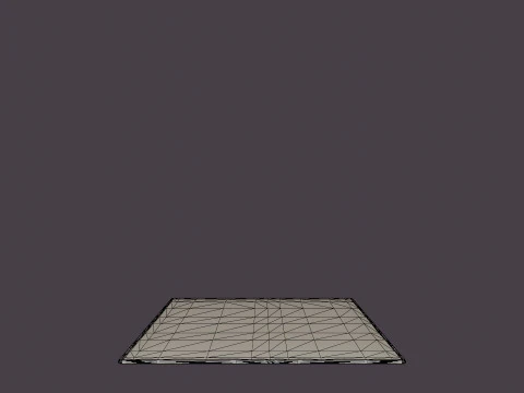 SWITCH BLUE Rug 3D Model