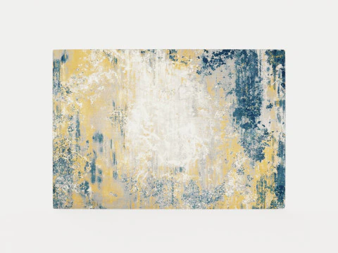 Tapis TWILIGHT TWI22 NAVY GOLD Modèle 3D