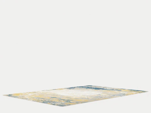TWILIGHT TWI22 MARINEGOUD Vloerkleed 3D Model