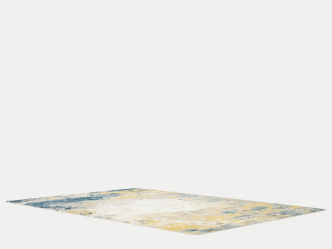 TWILIGHT TWI22 NAVY GOLD Rug 3Dモデル