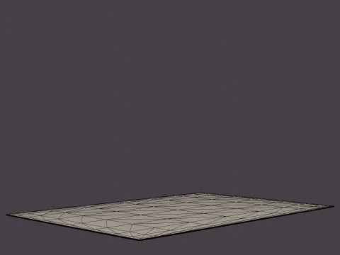 TWILIGHT TWI22 MARINEGOUD Vloerkleed 3D Model