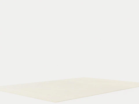 YETI CREAM 51001 Rug 3D Model