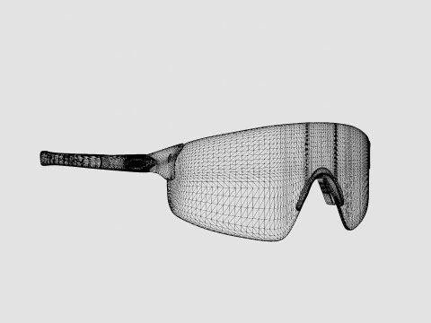 Oakley EVZero Blades Tour De France Collection - Prizm Black OO9454 Sport Glasses 3D Model