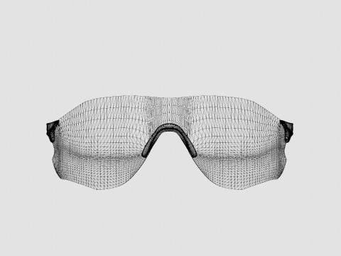 Oakley EVZero Path - Clear to Black Photochromic OO9308 Sport Glasses 3D Model