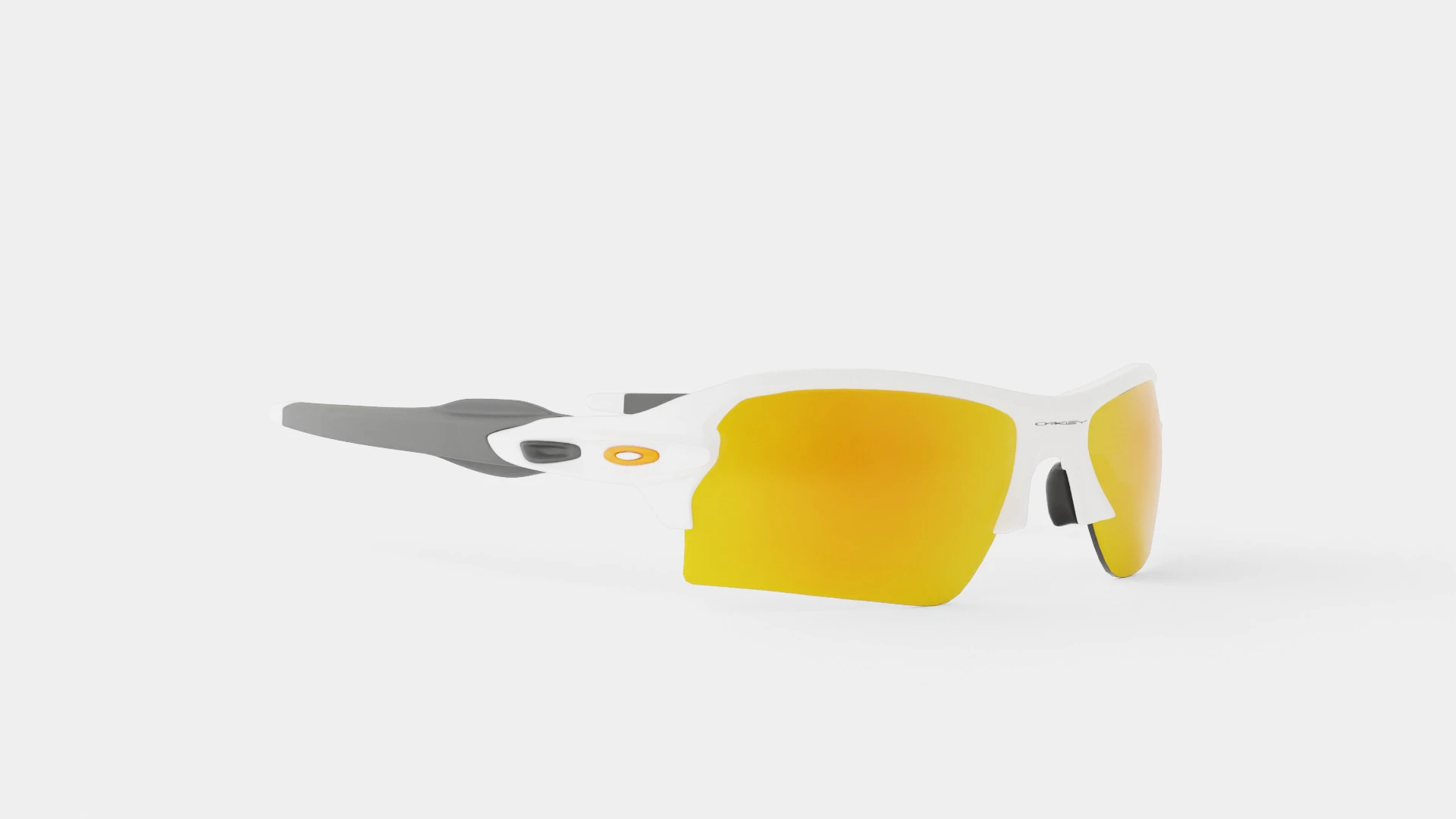 Oakley Flak 2 0 XL - Fire Iridium OO9188 Sport Glasses 3D Model .c4d .max .obj .3ds .fbx .stl .blend 