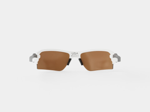 Oakley Flak 2 0 XL - Fire Iridium OO9188 Sport Glasses Modello 3D