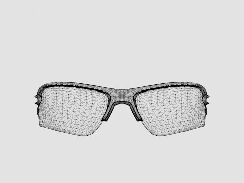 Oakley Flak 2 0 XL - Fire Iridium OO9188 Sport Glasses Modello 3D