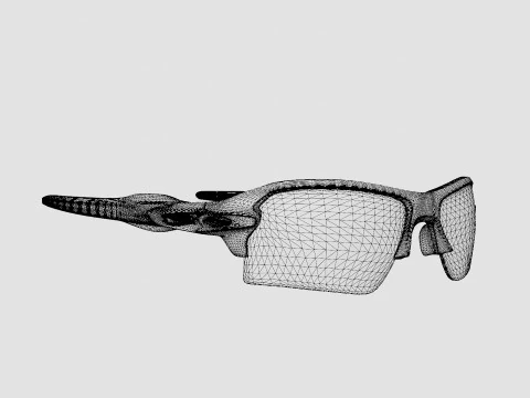 Oakley Flak 2 0 XL - Fire Iridium OO9188 Sport Glasses 3D Model