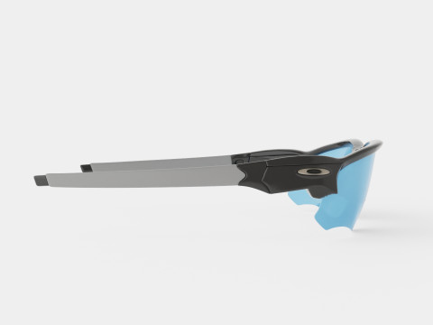 Oakley Flak Draft - Prizm Deep Water Polarized OO9364 Sport Glasses 3D Модель