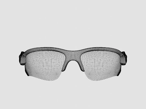 Oakley Flak Draft - Prizm Deep Water Polarized OO9364 Sport Glasses 3D Model