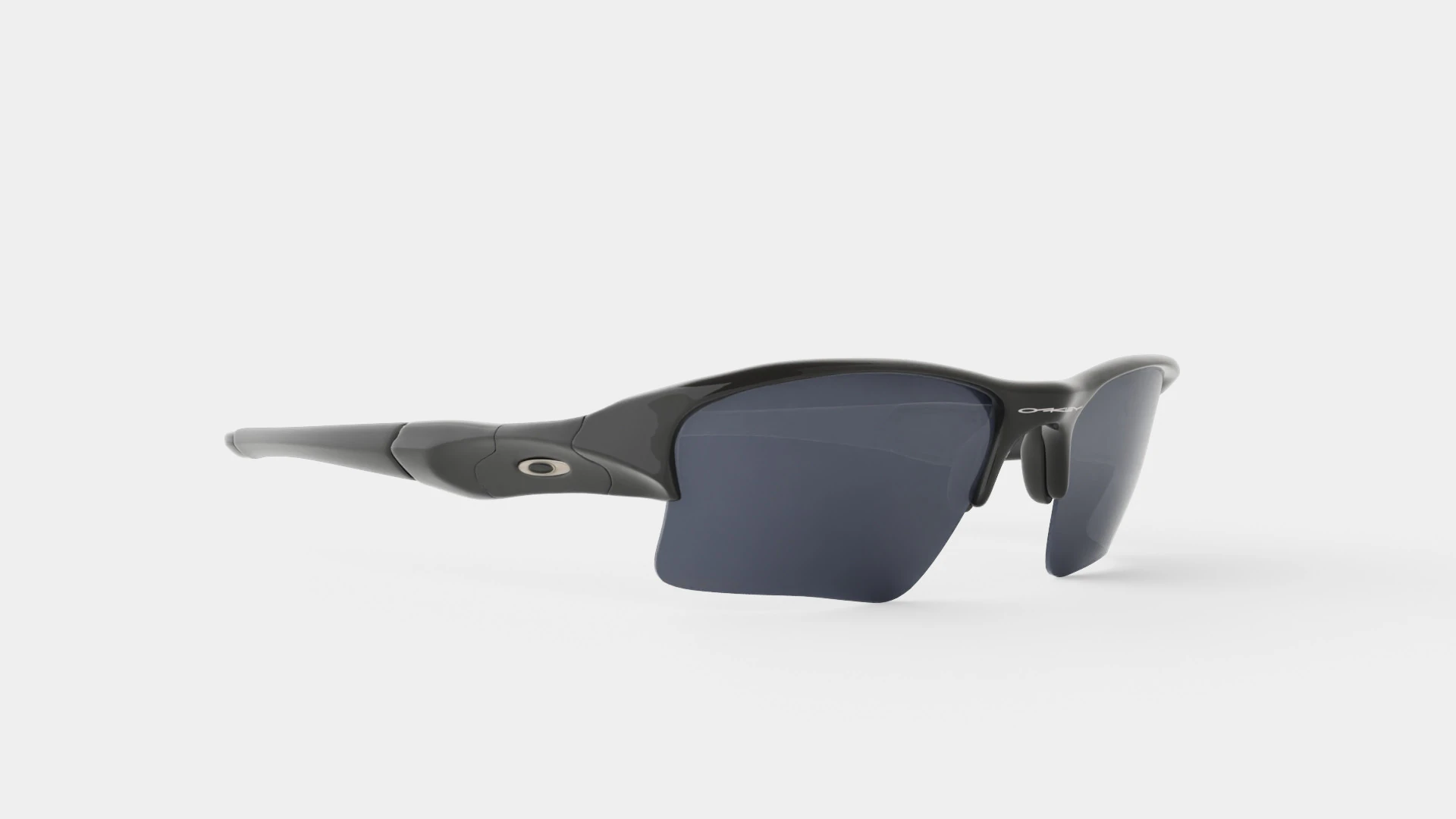 Oakley Flak Jacket XLJ - Black Iridium OO9009 03 Sport Glasses 3D Model .c4d .max .obj .3ds .fbx .stl .blend 
