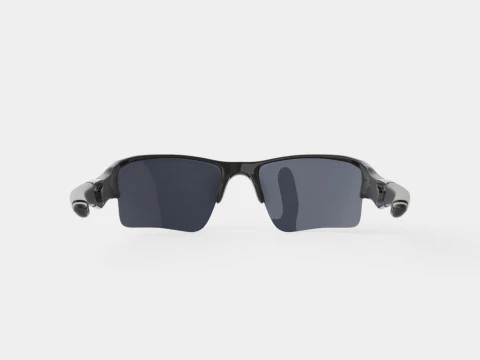 Oakley Flak Jacket XLJ - Black Iridium OO9009 03 Sport Glasses 3D Model