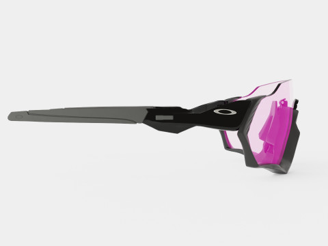 Oakley Flight Jacket - Prizm Low Light OO9401 Sport Glasses Modèle 3D