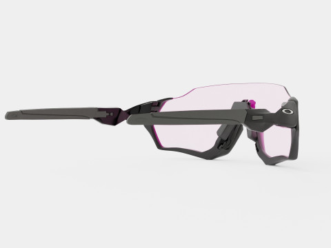 Oakley Flight Jacket - Prizm Low Light OO9401 Sport Glasses Modèle 3D