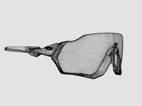 Oakley Flight Jacket - Prizm Low Light OO9401 Sport Glasses 3D Model