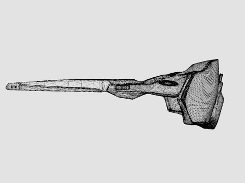 Oakley Flight Jacket - Prizm Low Light OO9401 Sport Glasses 3D Model