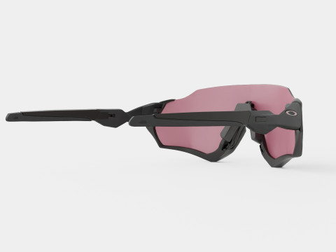 Oakley Flight Jacket - Prizm Road Black OO9401 Sport Glasses 3D Модель