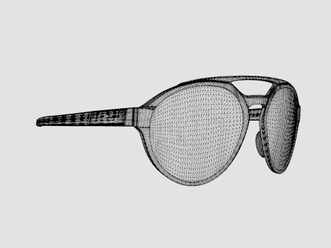 Oakley Forager - Prizm Black Polarized OO9421 Sunglasses 3D-Modell