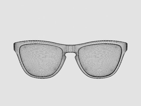 Oakley Frogskins - Prizm Ruby OO9013 Sunglasses 3D Model