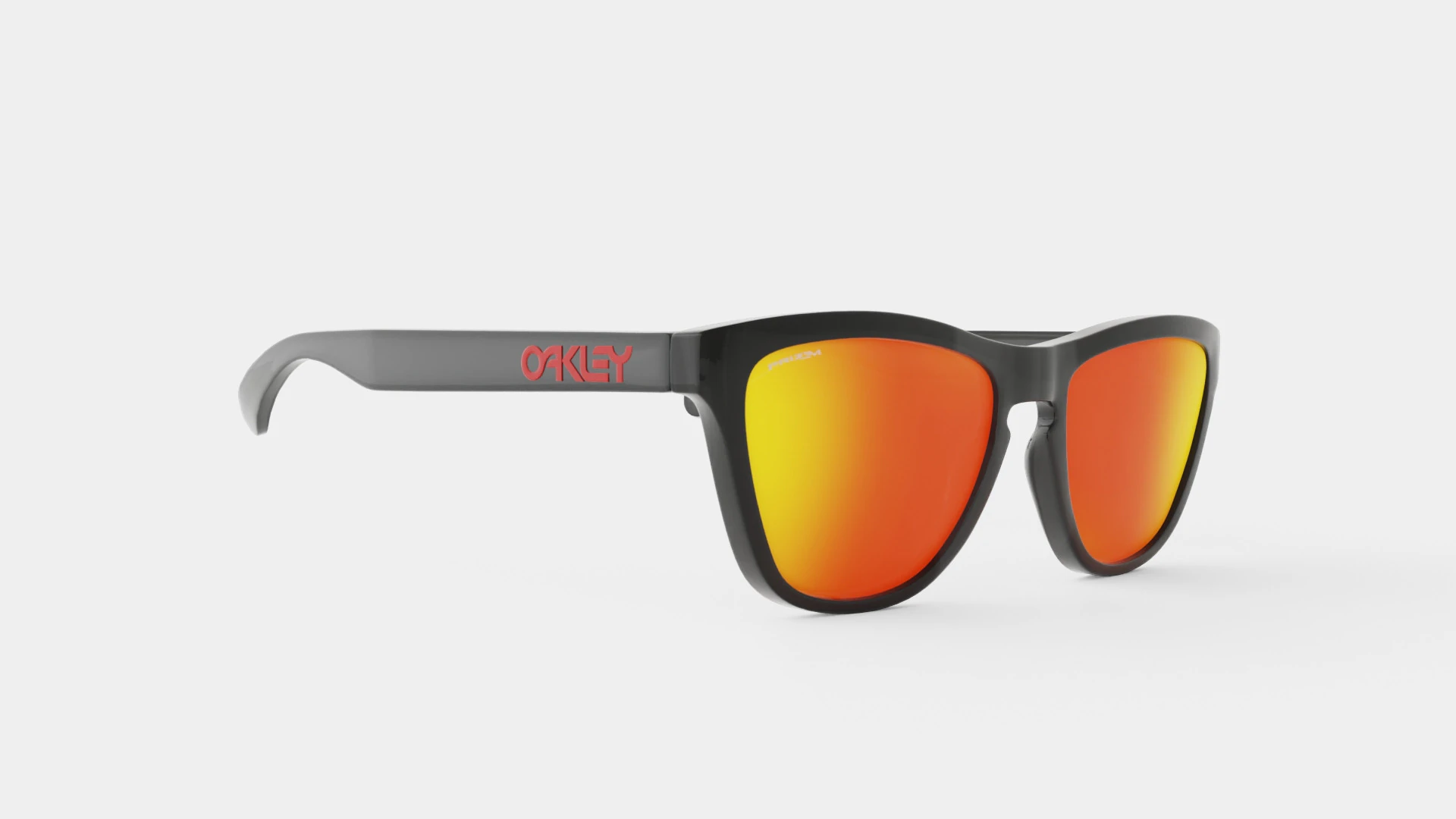 Oakley Frogskins - Prizm Ruby Polarized OO9013 Sunglasses 3D Model .c4d .max .obj .3ds .fbx .stl .blend 
