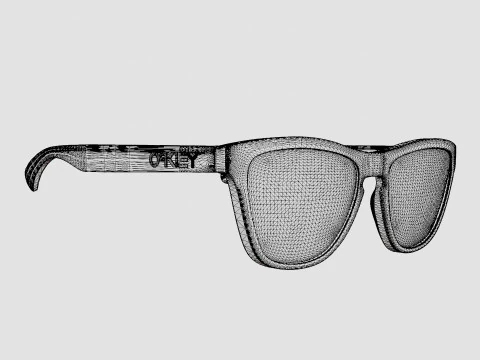 Oakley Frogskins - Prizm Ruby Polarized OO9013 Sunglasses 3D Model